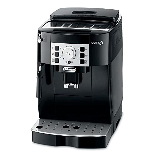 De'Longhi Magnifica S ECAM22.110.B, Coffee Maker with with Milk Frother, Automatic Espresso Machine with 2 Hot Coffee Drinks Recipes, Soft-Touch Control Panel, 1450W, Black